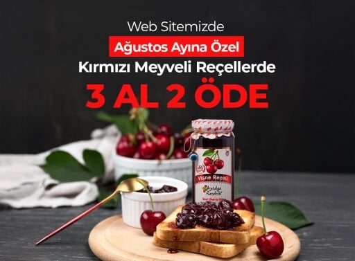 Ağustos Ayına Özel Kırmızı Meyveli Ürünlerde 3 al 